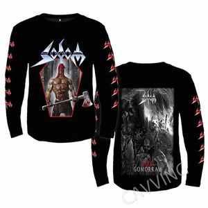 Nieuwe Fi Gedrukt SODOM Band Rock Crewneck Sweatshirt Gothic Top Harajuku Cott Unisex Kleding Mannen Kleding AE1 847p #