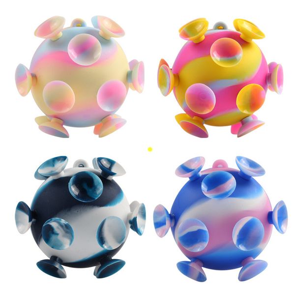 Nouveau Fidget jouet 3D décompression ventouse balle magique décompression Silicone jouets pour enfants cadeau C15