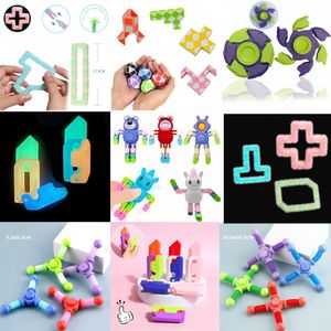 NIEUW FIDGET TOYOYS Finger Sensory speelgoed Creatieve zwaartekracht Radijsmes Fidget messpeelgoed Angst stress Relief Decompressie speelgoed