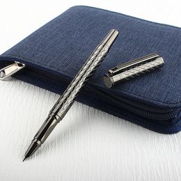 Nieuwe financiële tip extreem fijne fontein pen grijs 613 Stationery Office School Writing Supplies