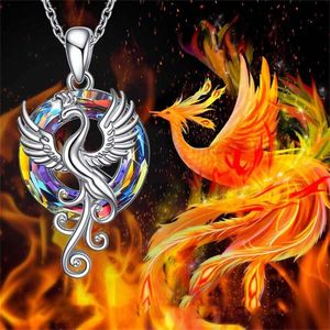 Nouveau pendentif Firebird pour le collier coloré en cristal coloré des femmes