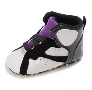 Nieuwe eerste wandelaars Baby Boys unisex Crib schoenschoenen peuter Kids Girls Walker Shoes Beginner Toddler 0-18m A02