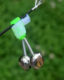 Nieuwe visserijaccessoires Sea Rod Fishing Bell Alarm Bell -versnellingsplug in Luminous Stick Small Spiral Bells voor 6783993