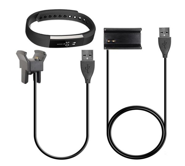 Nuevo Fitbit Alta Cargador de corriente USB Pulsera inteligente Cable de carga para pulsera Fitbit Alta VS Correa de silicona Fitbit 30cm9972202