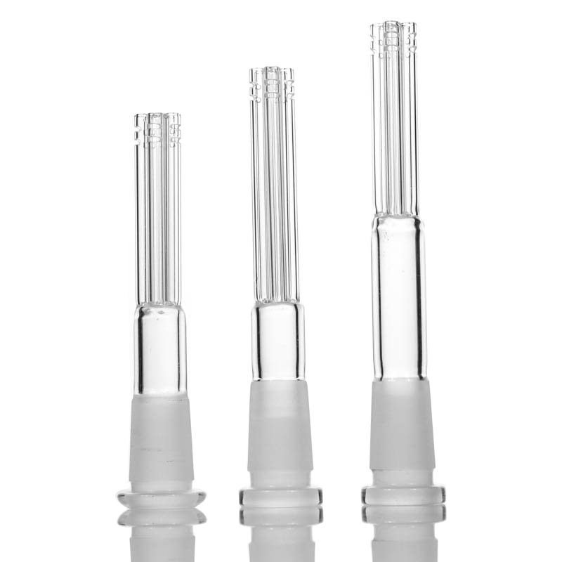 Tige de fumée en verre à cinq bras, 3 pouces, 4.5 pouces, 14mm, percolater mâle femelle-18mm, accessoires pour fumer, vente en gros