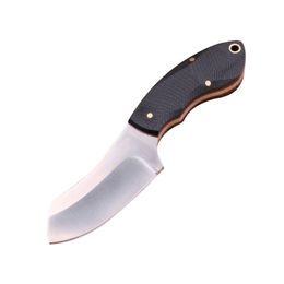 Nieuw vaste mes 9Cr18mov Satin Finish Blade Outdoor Camping Hunting Survival Rechte Messen met Kydex H5399