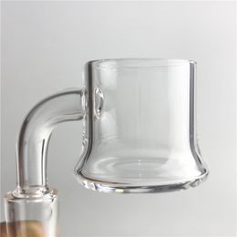 Nouveau clou plat à quartz Evan Shore Banger avec XL 25 mm 10 mm 14 mm 18 mm d'épaisseur clous sans dôme en quartz pour fumer de l'eau en verre