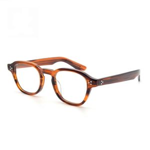 Nouvelles lunettes plates transparentes, lunettes à monture complète rectangulaires de style rétro unisexe montures de lunettes de myopie de haute qualité