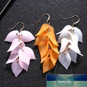 Nouvelle fleur à la main bohême Boho boucles d'oreilles femmes mode longues boucles d'oreilles suspendues cristal femme boucles d'oreilles de mariage bijoux de fête prix usine conception experte qualité