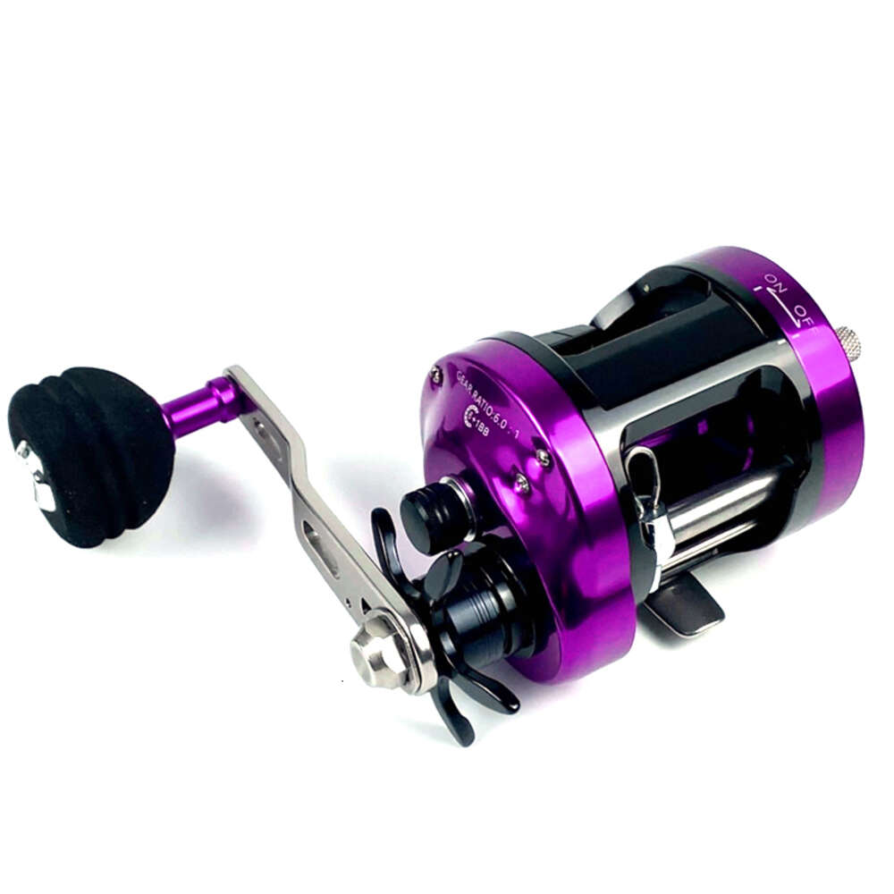 New Fly Fishing Reels2 Better Leader Drum Fishing Reel Right Hand Casting Sea Fishing Reel 6+1 BB Max Drag 12kg Large Line Capacity Baitcasting Reel