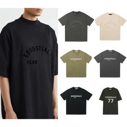Brouillard T88747 essentialsweatshirts t-shirt hommes femmes de haute qualité éternelle haute rue Hip Hop vue chemises t-shirts t-shirt