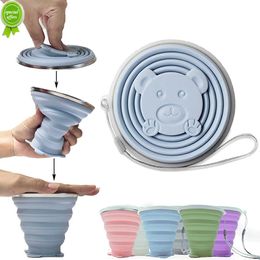 Nouvelle tasse pliante pliable télescopique en Silicone, bouteille d'eau de voyage en plein air pour enfants, tasses à thé, pichet à boire de l'eau Copa