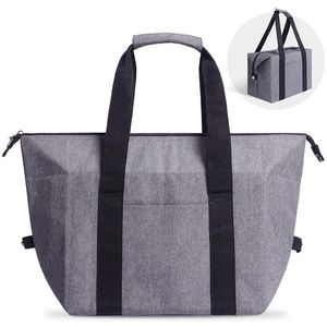 Nouveau sac fourre-tout pliable à isolation thermique grande capacité sac à lunch pique-nique en aluminium portable en plein air