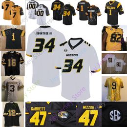 NOUVEAU Maillots de football MISSOURI TIGERS Maillot de football NCAA College Cale Garrett Tyree Gillespie Johnathon Johnson Dawson Downing Jonathan Nance Bledsoe Lock