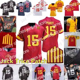 Nieuwe voetbalshirts voetbalshirts Iowa State Cyclones ISU voetbaljersey NCAA College Brock Purdy Breece Hall Xavier Hutchinson Hunter Dekkers Reeder Freyle