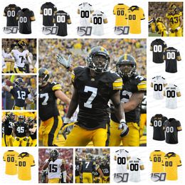 NOUVEAU Maillots de football Maillots de football NCAA Iowa Hawkeyes Maillot de football Spencer Petras Jack Campbell Sam LaPorta Riley Moss Kaleb Johnson S