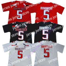 NUEVAS camisetas de fútbol Camisetas de fútbol Patrick Mahomes II College Jeresey NCAA Texas Tech TTU Camisetas de fútbol Local Visitante Hombres Tamaño S-3XL Todos los S