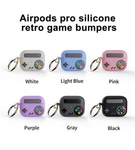 Nieuw Voor Apple Airpods 3 Oortelefoon Game Console Luxe Design Mode Match Met Sleutelhanger Oortelefoon Tas Voor Airpods Pro 2 case Met Ring