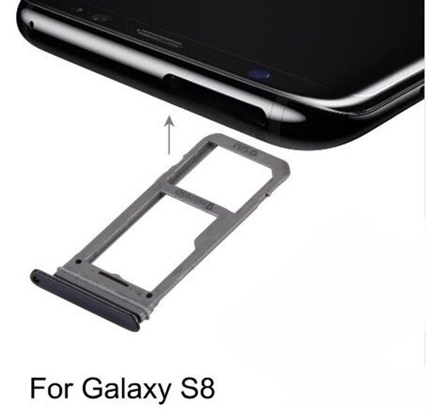 Plateau de carte SIM pour Galaxy S8 S9 J7, support de fente, plateau de carte SD, adaptateur de carte Sim, réparation, remplacement, accessoires, nouveau