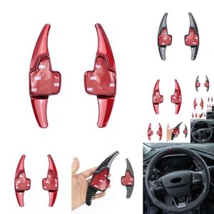 Nieuw voor Ford Focus 4 C519 2018 2019 2020 2PCS ABS ABS Koolstofvezel stuurwielverschuiving Paddle auto Accessoires Decoratie