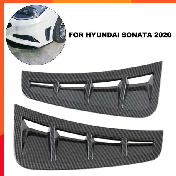 Nouveau pour Hyundai Sonata 10 DN8 2020 2021 tête avant pare-chocs côté sortie d'air garde-boue couverture grille Grill Grille hottes panneau cadre garniture