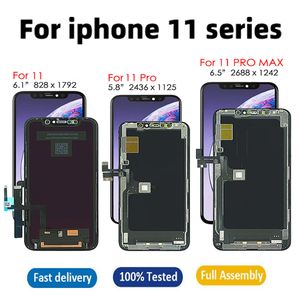 Paneles para iPhone 11 11pro pro max Pantalla LCD OLED TFT Pantalla táctil Digitalizador Asamblea de reemplazo