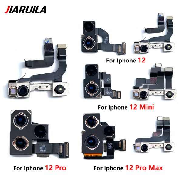 Nuevo para iPhone 12 13 pro max mini cámara frontal cable flexible trasera trasera de la cámara principal de reparación de cable flexible