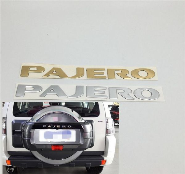 Nouveau pour mitsubishi pajero v31 v32 v33 lettres botter coffre tailgate badge badge logo nameplate8713686