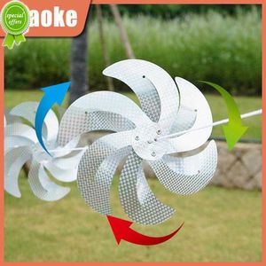 Nieuw voor Outdoor Garden Bird Repeller Anti Bird Laser High-speed Rotation Windmill String Kleurrijke Taaiheid Pinwheels Windmill