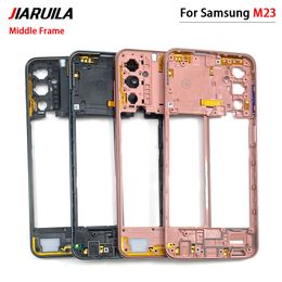 Nouveau pour Samsung M51 M62 F62 M23 M52 M53 5G M236B M536 Plaque de plaque arrière du cadre Middans