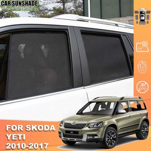 Nouveau pour Skoda Yeti 5L 2009-2017 Visor magnétique du soleil pour la voiture avant de la fenêtre à l'aveugle Visor de rideau arrière