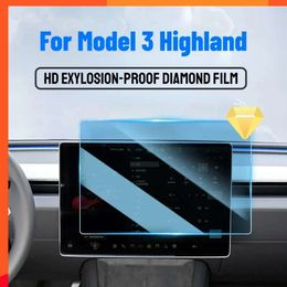 Nieuw Voor Tesla Model 3 Highland 2024 Touch Screen Protector 15 Inch Center Control Screen Film Gehard Glas Navigatie Bescherming