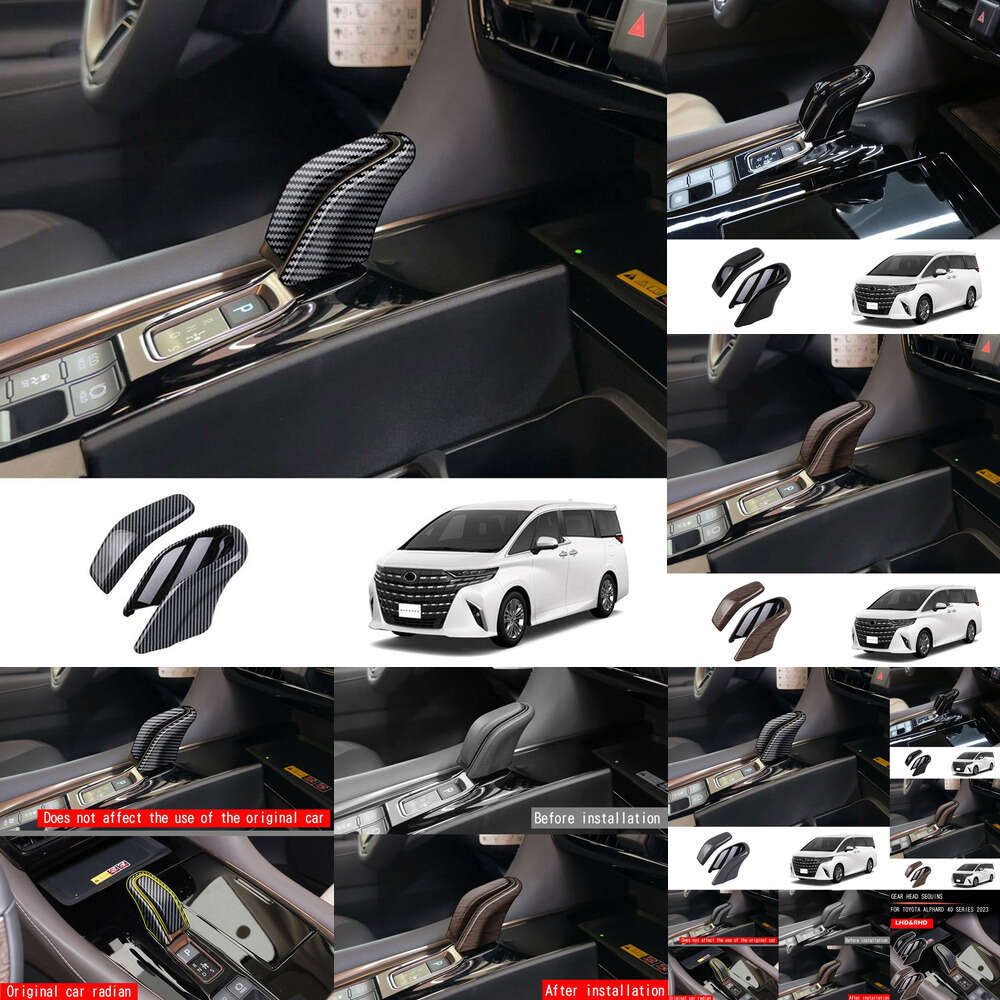 New For Toyota Alphard Vellfire 40 Series 2023 2024 Shift Knob Gear Head Cover LHD RHD Styling Car Interior Accessorie New