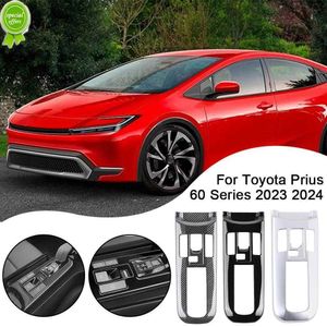 Nieuw voor Toyota Prius 60 Serie 2023 2024 Abs Zwart Achterste Rij Seat Center Water Bekerhouder Decoratie Frame Cover interieur Accessoires