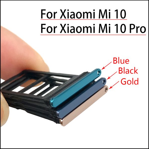 Nouveau pour Xiaomi Redmi K20 K20 Pro pour xiaomi mi 9t SIM Card Tray Slot Slot pour Xiaomi Mi 10 MI10 Pro 10t Lite Poco x3