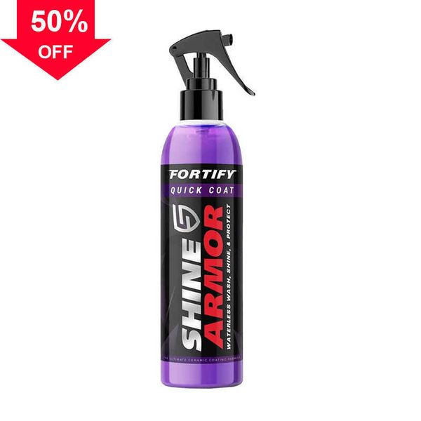 Nouveau Fortify Quick Coat Céramique Revêtement De Voiture Cire De Vernis Pulvérisation Sans Eau Cire De Lavage De Voiture Hydrophobe Top Coat Polonais