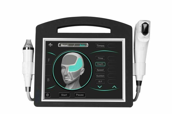 machine à micro-aiguilles rf fractionnée et ultrasons 4D 2 en 1 radiofréquence Smas HIFU visage équipement de beauté anti-rides pour le visage