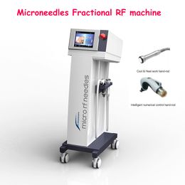 Nouvelle machine fractionnée rf Microneedle rajeunissement de la peau Mico aiguille soins du visage acné cicatrice vergeture traitement d'élimination