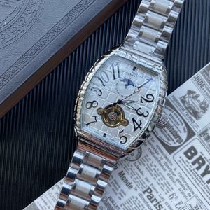 Nieuwe Frenk Hot StyleRetro Gentleman Hollow Design Mechanische Beweging Horloge Serie Luxe Designer Heren Horloge Geavanceerde Horloges Geen Doos