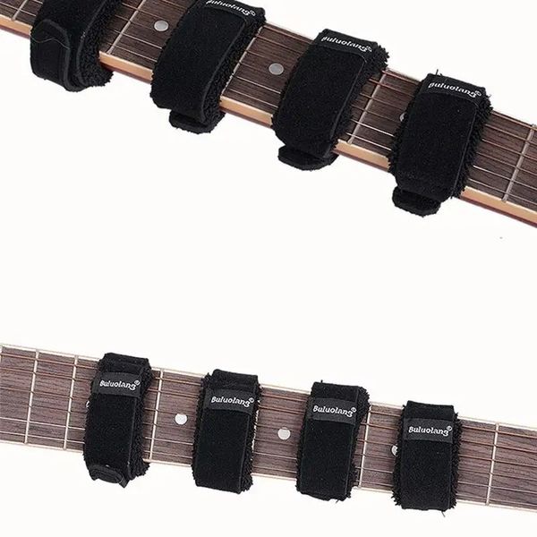 Nuevos amortiguadores de cuerdas FretWraps, cuerdas silenciosas, banda silenciada para bajo, guitarra acústica, ukelele, cuerdas, accesorios para instrumentos