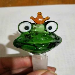 Tête de bulle de dessin animé de grenouilles, étuis de téléphone limités, tuyaux en verre de filtre d'eau, couleur, livraison aléatoire, nouvelle collection