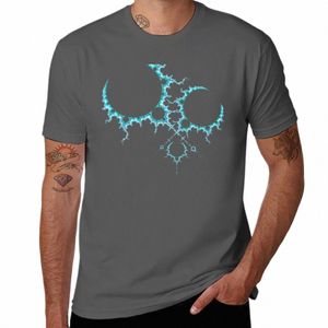 Nueva camiseta con diseño circular Frost Fractal, camisetas blancas para niños, camiseta con gráficos, camisetas negras lisas para hombres 23kt #