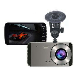 Nouvel enregistreur vidéo Full Hd 1080P Dash Cam conduite pour enregistrement de voiture avant et arrière nuit grand Angle Dashcam vidéo registraire voiture Dvr