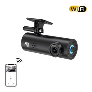 NIEUW FULL HD 1080P MINI CAR DVR WIFI CAMERA G-SENSOR RIDRISTER NACHTEN VERSIE APP VOOR VOERTUIG BLACK DOOS AUTO KEZEN