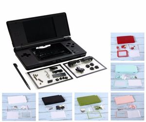 Nieuwe volledige set behuizing Cover Case Vervangingsschil met knoppen voor Nintend DS Lite DSL NDSL Reparatieonderdelen DHL FedEx EMS -schip7585265