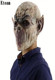 Nouveau plaisir Halloween Bloody Scary Horror Mask Adult Zombie Monster Vampire Mask Latex Costume Party Full Head Cosplay Mask Masquerade7297004