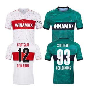 Nuevo fútbol Stuttgarts Mavropanos Girassi Sousa Endo Air. Home Away 2.o entrenamiento Camisetas de fútbol Camisetas de fútbol Jersey 2023/2024 Hombres Ciudad Azul Rojo Blanco Bosque Corto