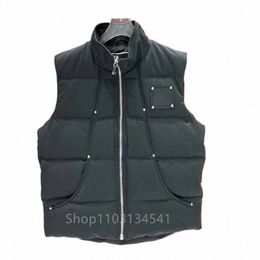 Nouveau FW23 Winter Mens Canadian Moooses Mtreal Gilet Parka Veste en duvet d'oie Manteau chaud épais vêtements d'extérieur N1pl #