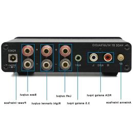 Freeshipping Nieuwe FX-Audio XL-21BL 21-kanaals High-power Bluetooth Multimedia Digitale home theater versterker TPA3116D2 50 W 100 W 4/R Fwpvn