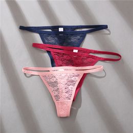 NIEUW G STRING LAATS SLIPIES Sexy string voor vrouwen slipje lage taille solide vrouwelijke onderbroek Perspectief ondergoed Intimates m-xl